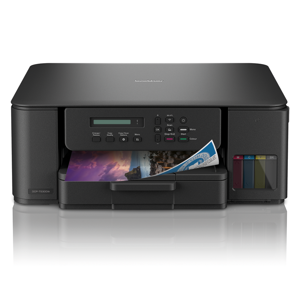 Impresora Multifunción Brother DCP 530W. Sistema Continuo. WiFi. Doble faz automático